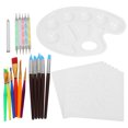 thumbnail image 3 of 27Pcs Mandala Dotting Outils Couleur Peinture Modèle Poterie Art Brosse Combinaison, 3 of 14
