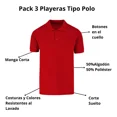 thumbnail image 3 of Playeras Hombre Tipo Polo Pack 3 Pz Moda Casual Manga Corta, 3 of 6