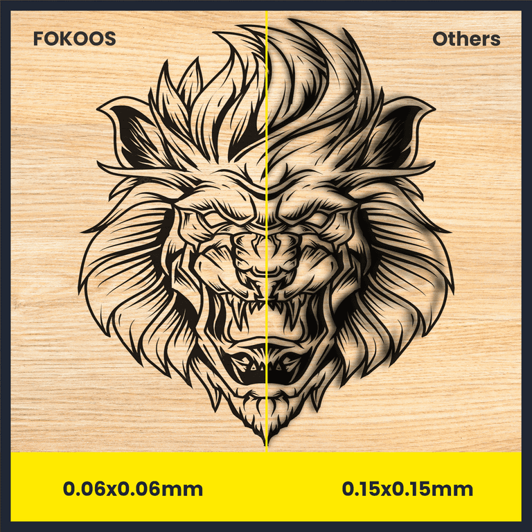 FOKOOS FE10 10W Laser Engraver, 60W Machine with 3.5