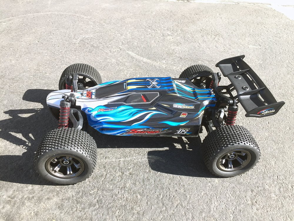 FMTStore 1/12 Scale Offroad High Speed Radio Remote Controlled Off-Road Buggy RC 2.4Ghz 2WD 20Mph+ Car Truck Buggy Crawler R/C (Color May Vary)