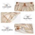 thumbnail image 3 of Women's Silk Pajama Shorts Bear Cloud Star Pajama Shorts Women's Casual Pajama Shorts with Pockets, 3 of 6
