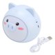 thumbnail image 2 of Cute Pig Night Lamp Stepless Dimming 3 Levels Brightness USB Charging Bedside Lamp for Bedroom Blue, 2 of 3