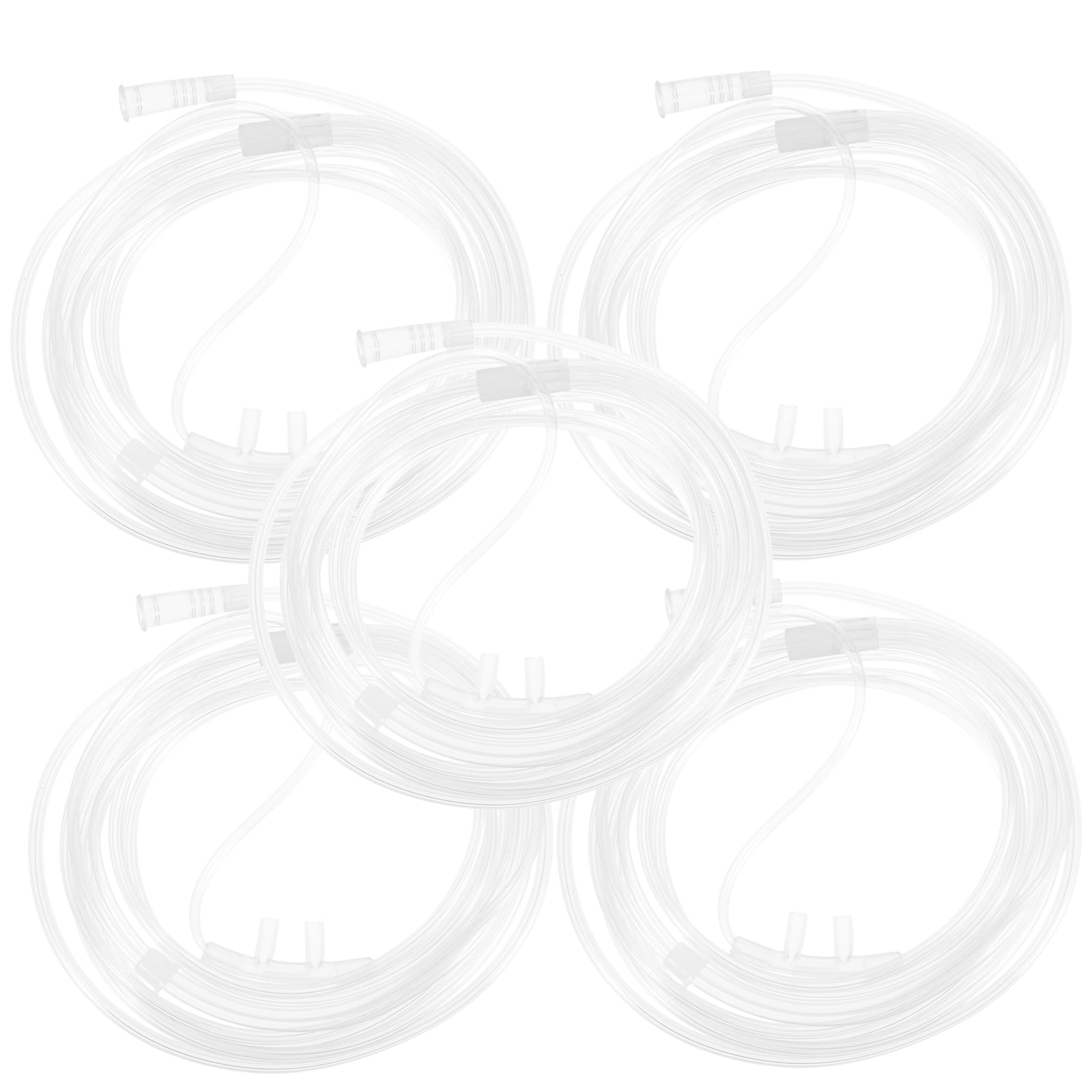 5Pcs Nasal Oxygen Cannula Standard Oxygen Cannula Household Convenient Nasal Cannula