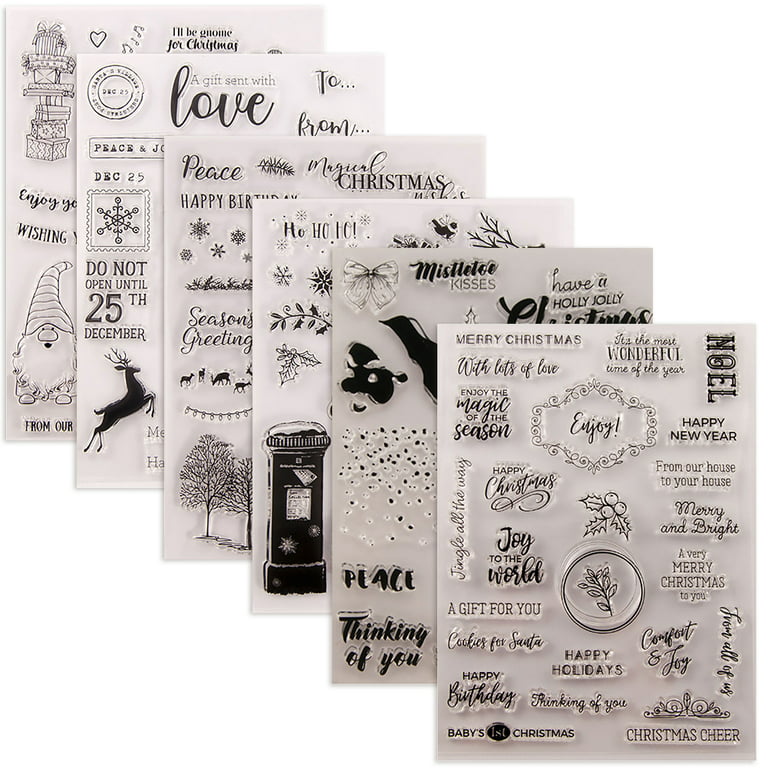 Rubber Stamp,Stamps Scrapbook Paper Transparent Clear Handmade Decoration  Gifts Rubber Stamp for Card DIY Scrapbooking