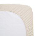 thumbnail image 3 of TL Care Heavenly Soft Chenille Crib Sheet, Ecru, 3 of 3