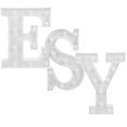 thumbnail image 1 of 3Pcs LED Alphabet Neon Sign for Bedroom Wall Decoration in, 1 of 4