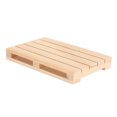 thumbnail image 3 of Posavasos de madera rectangulares, posavasos de madera huecos pulidos a mano, resistentes al deslizamiento, para mesa de centro y oficina, 10 Uds., 3 of 5