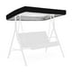thumbnail image 5 of Cobertura de Repuesto para Toldo Abatible Sunnimix Parasol de 3 Plazas Color Negro, 5 of 8