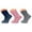 S-2, variant on Loose Fitting Socks for Women Soft Crew Socks 3 Pairs Size 9-11 - S-1