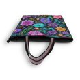 thumbnail image 4 of Women's Tote Handbag Cloth Handbag Large Tote Bag Shopping Bag Colorful Flowers and Vines, 4 of 8