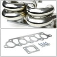 thumbnail image 3 of DNA Motoring TM-FF03ZT For 2000 to 2004 Ford Focus / Escape 2.0 Stainless Steel T25 Ram Horn Turbo Exhaust Manifold 01 02 03, 3 of 4