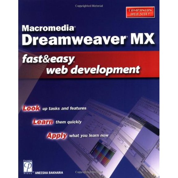 Pre-Owned Macromedia Dreamweaver X Fast & Easy Web Development Paperback