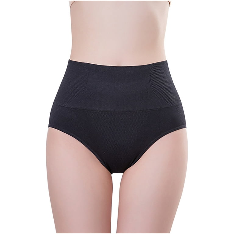 APEXFWDT Womens Tummy Control Underwear High Waisted Boy Shorts Panties  Soft Stretch Hip Lift Briefs 