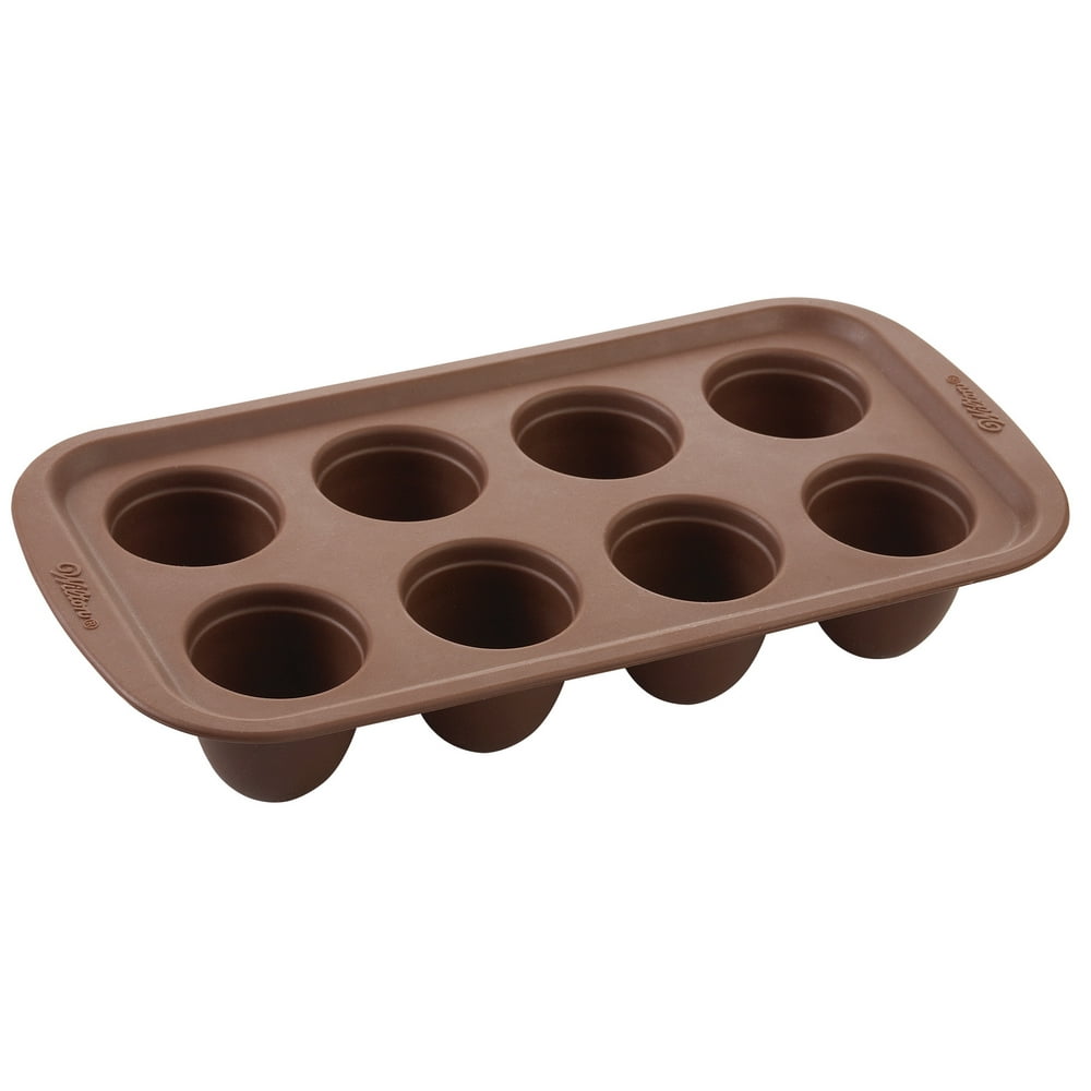 Wilton Brownie Pops Silicone Brownie and Cake Pop Molds Pan, 8Cavity
