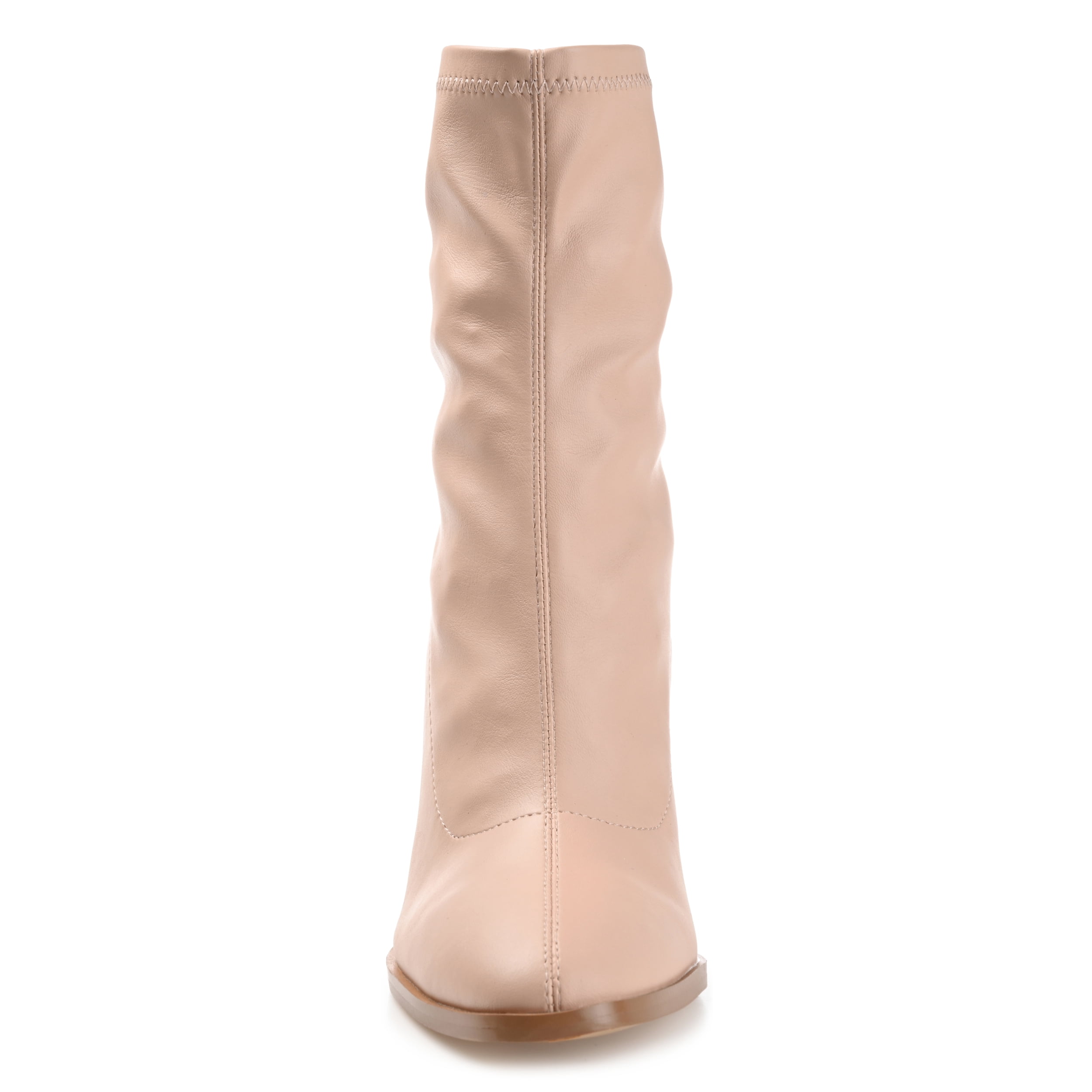 Journee Womens Gizzel Almond Toe Stiletto High Ankle Booties