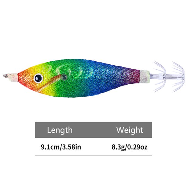 Señuelos De Pesca Gancho de paraguas doble cebo de pesca de cebo artificial luminoso (estilo A) Ndcxsfigh Para Estrenar