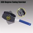 thumbnail image 4 of Ourlova Ratcheting Brake Caliper Tool, Brake Caliper Tool With Hardened Reset Plate, Buffer Handle, 360 ° Ratchet Swing Carbon Steel Car Brake Caliper, 4 of 8