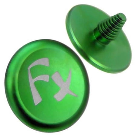 Fotodiox Shutter-Button-FX-Green 12 mm Soft Shutter Release Anodized Aluminum Concave Button for Camera Green