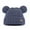 Navy, variant on Fgnfyis Women Winter Cat Ears Hats Soft Slouchy Striped Knitted Hat Trendy Warm Crochet Braided Knitted Hats Bomber Hats Pink