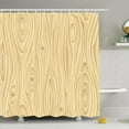thumbnail image 1 of Ambesonne Wooden Texture Shower Curtain Set, 1 of 1