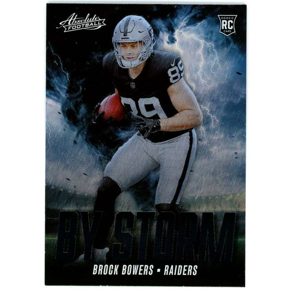 NFL 2024 Panini Absolute Football By Storm Brock Bowers BS-BBS (Rookie)