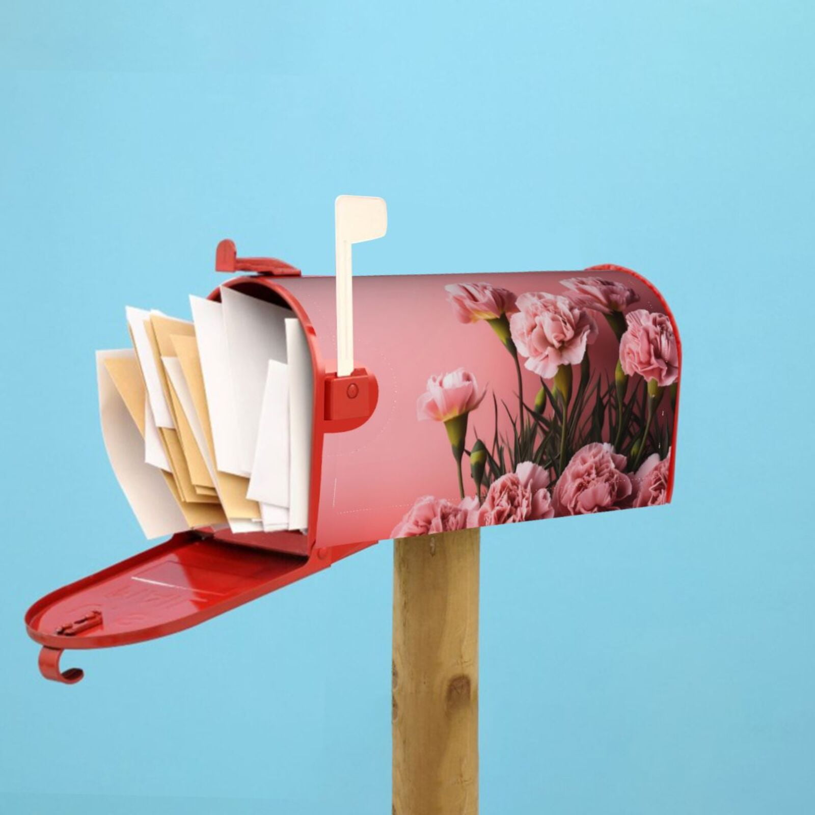 Kdxio Magnetic Mailbox Cover 25.5x21 in Mailbox Cover Outdoor Decoration Holiday Mailbox Covers for Home Garden Yard-25.5x21 in