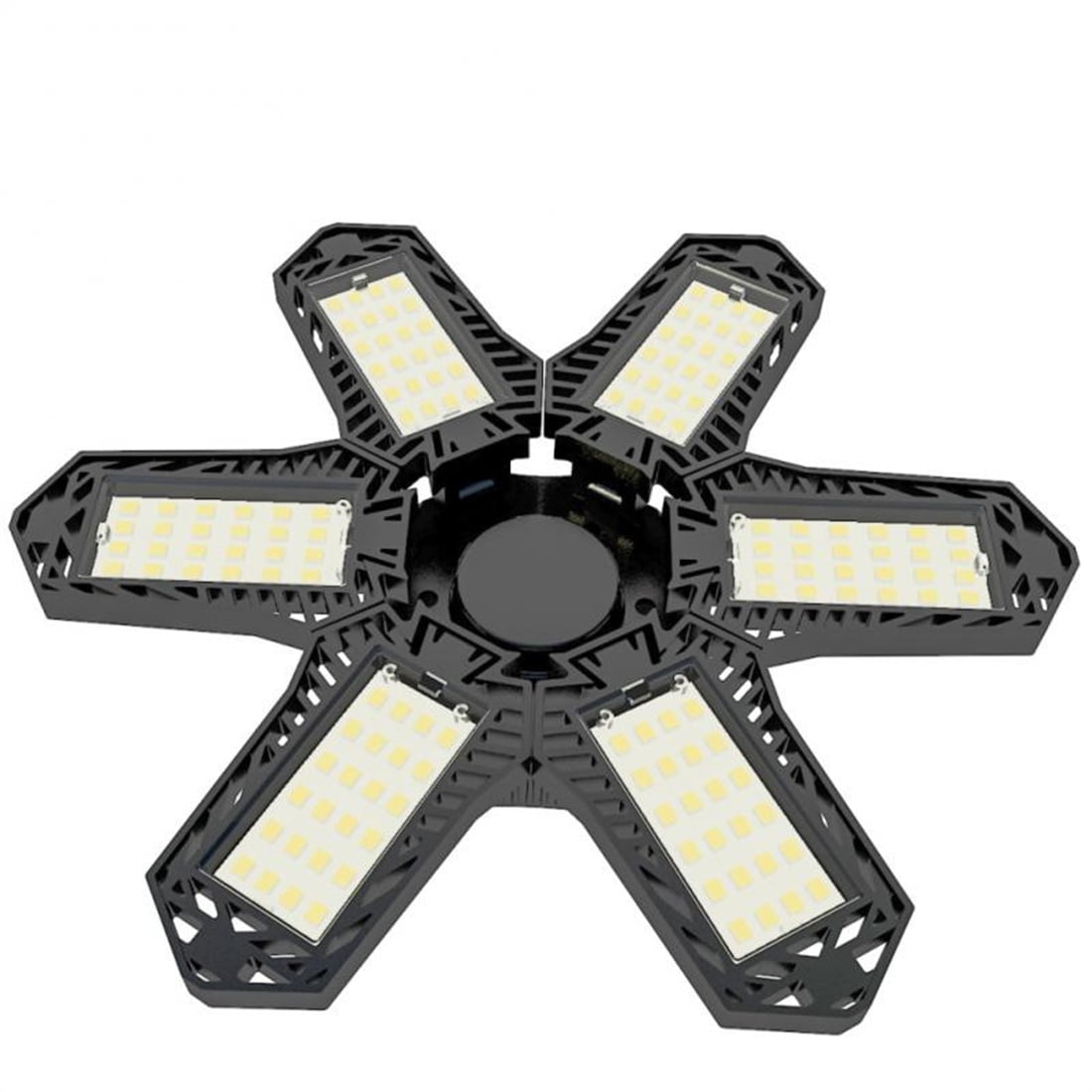 12000LM 6500K LED Garage Lights Ceiling Light with 6 Adjustable Panels Ultra Bright Deformable LED Shop Light for Garage Basement Workshop 185W, 2 Pack