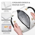 thumbnail image 3 of Balery Rabbit Blowing Dandelions Bolsa de Almuerzo para Mujeres, Caja de Almuerzo, Bolsa de Almuerzo Pequeña Impermeable, Tote de Almuerzo Reutilizable con Gran Capacidad, 3 of 6