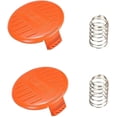 thumbnail image 3 of (4 Couvercles de Bobine + 4 Ressorts) Capuchon de Bobine de Remplacement Compatible avec Black Decker Gh900 Lst201 Gh600 Nst2018 Cst2000, Capuchon de Coupe-Bordures, 3 of 5