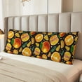 thumbnail image 2 of Balery Tangerine Funda Protectora para Almohada Corporal de Algodón Hipoalergénico con Cierre(55 x 21 pulgadas), Almohadas No Incluidas, 2 of 7
