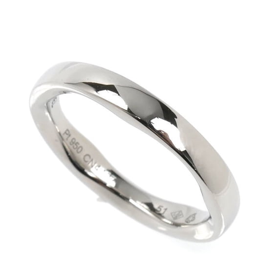 Pre-Owned CHANEL Pt950 Platinum Camellia Collection Ring J11884 51 5.7g Women's