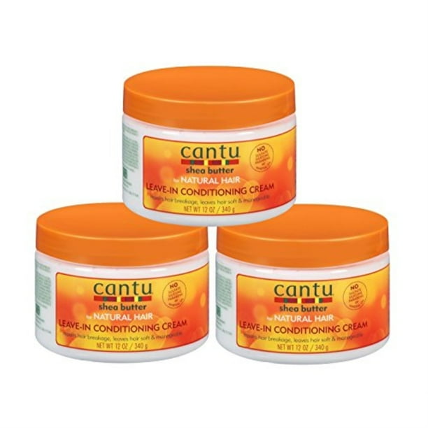cantu natural hair leavein conditioner cream jar 12 ounce (354ml) (3