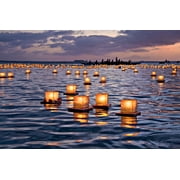 Toner Depot Chinese Wedding Floating Tealight Lantern Candle Holders, Set of 10