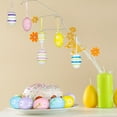 thumbnail image 5 of quanjun 12Pcs Easter Decorations Eggs Hanging Ornaments,Colorful Plastic Hanging Ornaments Easter Decoration,for Easter Tree Basket Decor Party Favors Supplies, 5 of 6