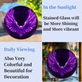 thumbnail image 4 of Shining Angel Wing Stained Glass Suncatcher Colored Handmade Window Hangings Glass Suncatcher Crafts Kits for Indoor Garden Christmas Decor and Memorial 16x16cm(2), 4 of 7