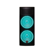 2 MR DJ PRO215LED Professional Dual 2x15 5500W PA DJ Bluetooth Powered Speaker