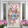thumbnail image 3 of Easter Day Door Cover and Curtain, Easter Bunny Decor Rabbit Ear Design Hanging Banner, Wall Decor Easter Garland for Home Yard and Easter Festival Party, 35.4*70.8in, 3 of 5