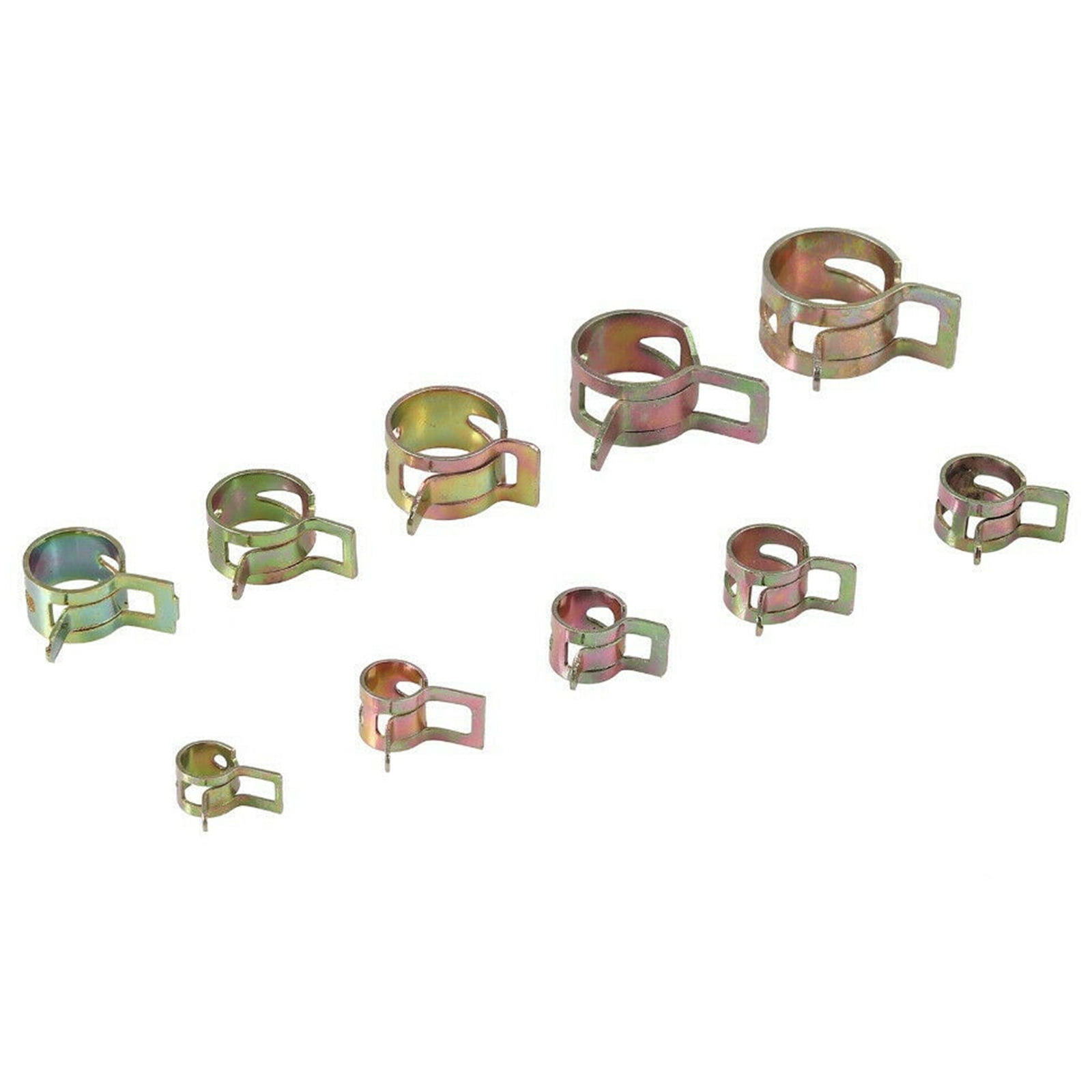 Spring Hose Clips/Fuel Clamps Mikalor Air Gas Water Pipe Self Clamping 10 Pack 