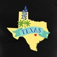 thumbnail image 3 of CafePress - Texas State Outline Bluebonnet Flower Pajamas - Women's Dark Pajamas, 3 of 4