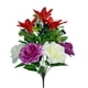 thumbnail image 1 of Ounissouiy 2 piezas precio asequible hermosa decoración de flores para festivales ramo de flores artificiales decoraciones decoración del hogar Kits de decoración para fiestas rojo, 1 of 6