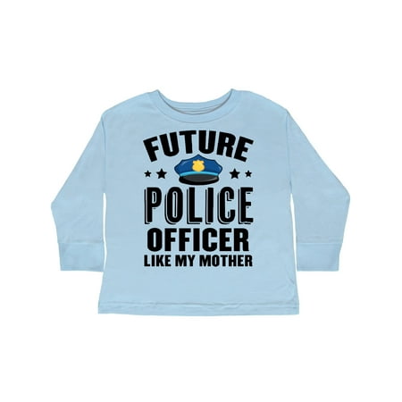 

Inktastic Future Police Officer Like My Mother Gift Toddler Boy or Toddler Girl Long Sleeve T-Shirt