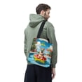 thumbnail image 3 of Hello Summer Shiba Inu Pool Day on Watermelon Float All Over Print 3D Canvas Tote Bag Shibas Dog Lovers Gifts Idea Reusable Handbag - 13008, 3 of 5