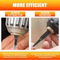 thumbnail image 4 of Juego de 11 piezas de extractores de tornillos dañados. Juego de extractores de tornillos con 5 tamaños prácticos y herramienta de extracción rápida., 4 of 4