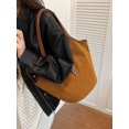thumbnail image 2 of Bolso de ante retro otoño/invierno para mujer 2024 nuevo bolso de hombro de gran capacidad para ocio bolso de mano para trabajo bolso de mano, 2 of 5