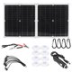 thumbnail image 1 of Kit de panel solar 50 W 12 V, cargador de batería solar para barco coche RV motocicleta marina automotriz Zhivalor WXOTTO-CWY-1703, 1 of 6