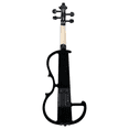 thumbnail image 4 of Tcbosik 4/4 Full Size Electric Violin Set with Headphone and Connecting Line for Beginner Adults, Fiddle with Bow, Case and Rosin, Black, 4 of 11