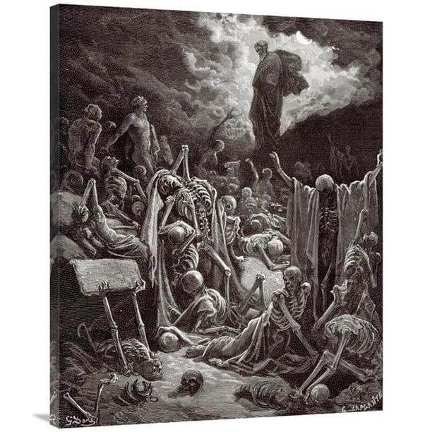 40 in. The Visions of Ezekiel the Vision of the Valley of