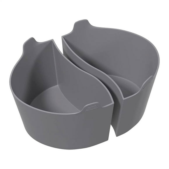 2 Pcs Silicone Slow Cooker Divider Liners For 678 Oval & Beach Crock Pot Reusable Slow Cooker Silicone Dividers Inserts Separators Replacement Of Disposabl Glass Kitchen Storage Containers Berry