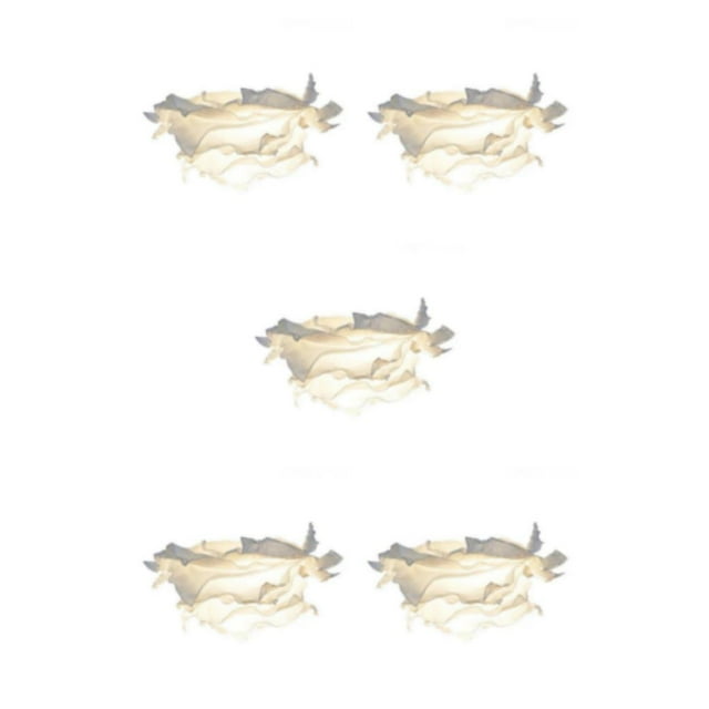 mmirethe Paper amp Shade Ceiling Pendant ight Decor Flower Cover ampshade White L 5Set