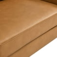 thumbnail image 5 of Modway Corland Modern Style Leather and Metal Loveseat in Tan, 5 of 8